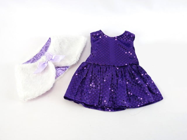 Purple Sparkly Dress